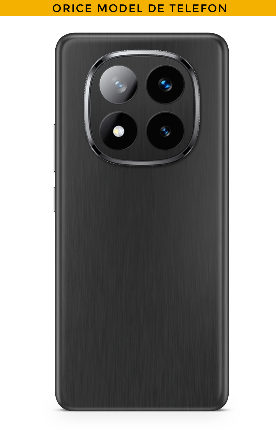 Skin ANY PHONE - Black Titanium