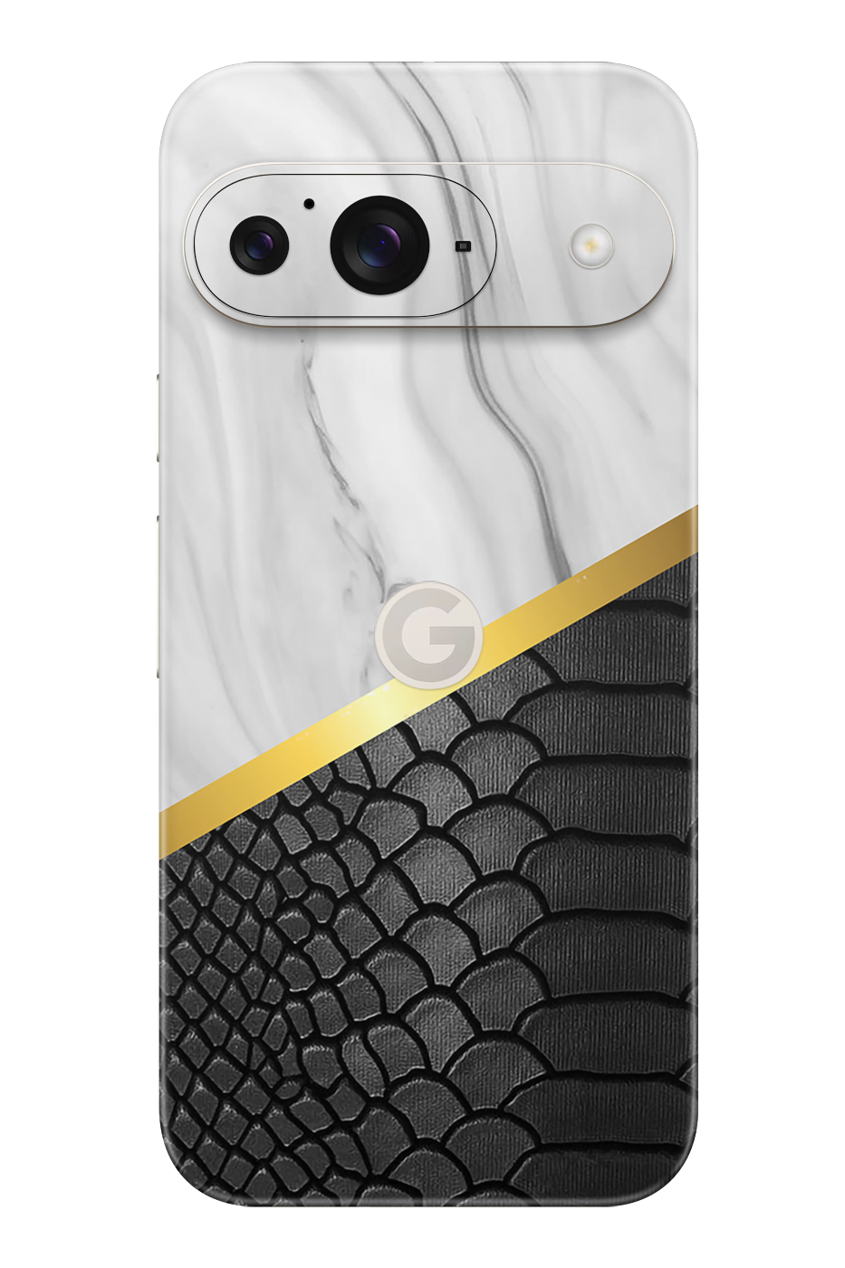 Skin Google Pixel - 22k gold crocodile