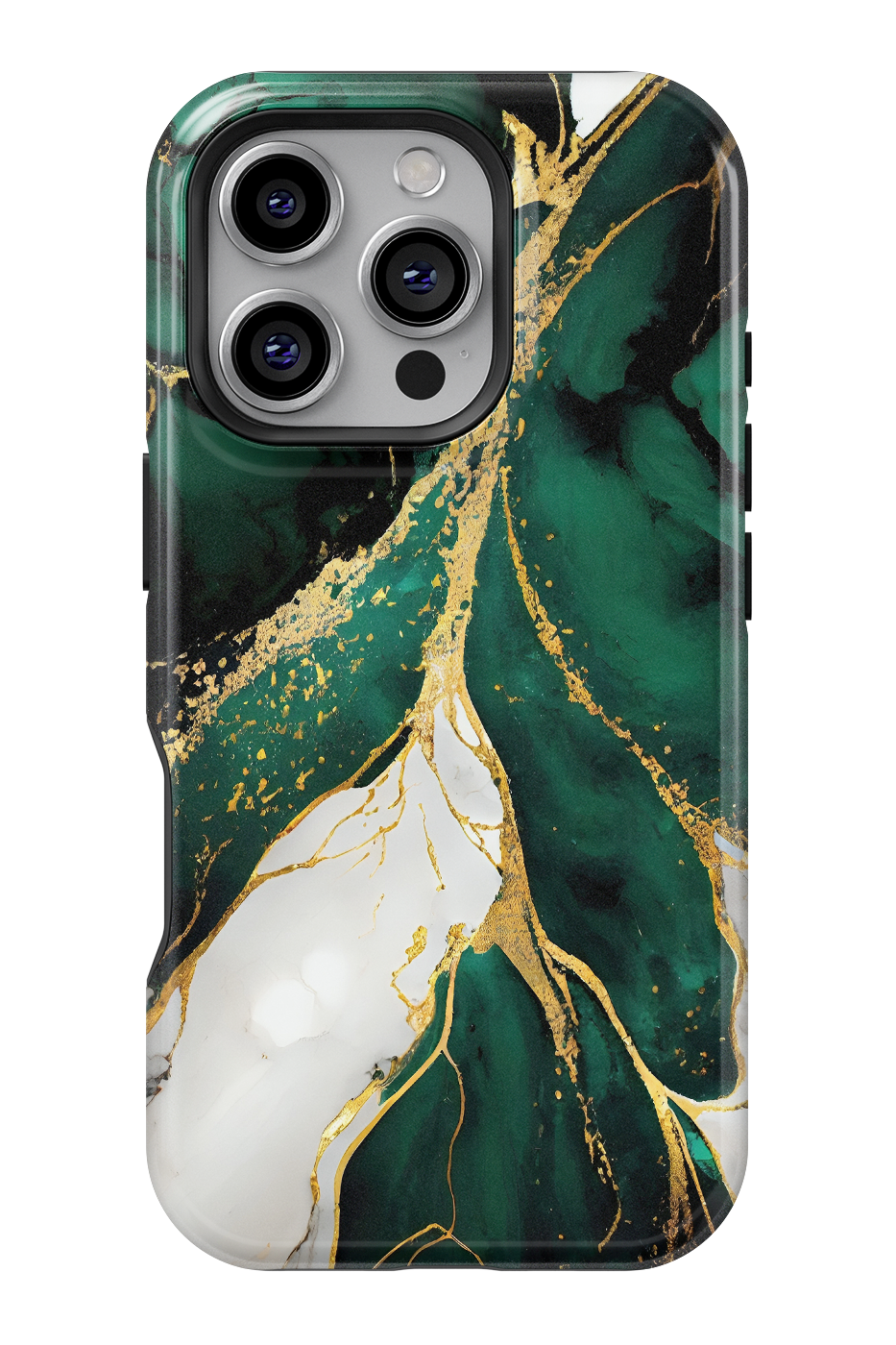Case iPhone - GOLD EMERALD