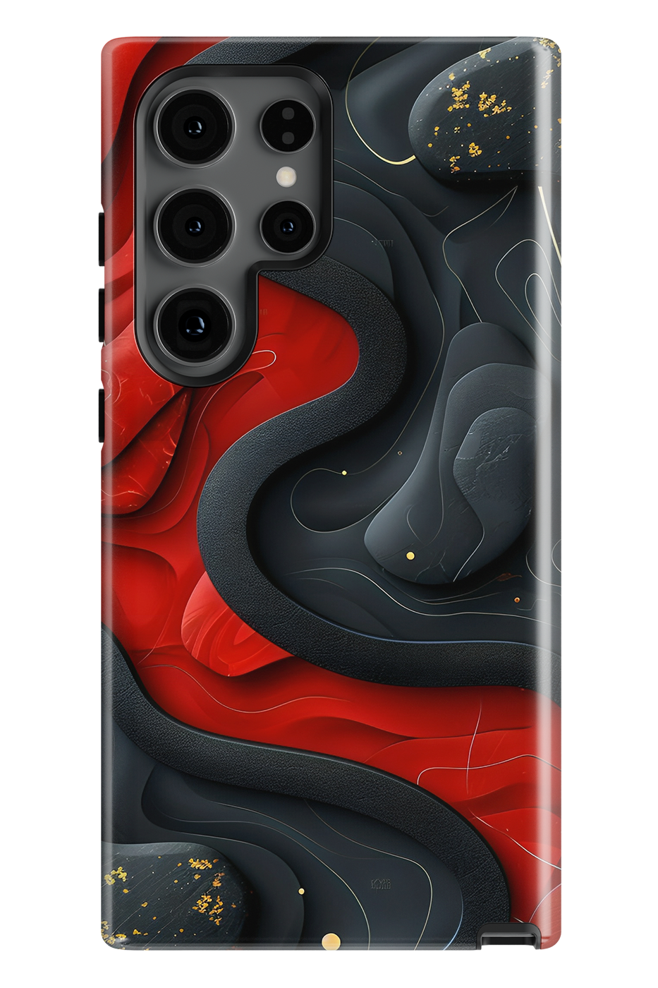 Case Samsung - RED BLACK