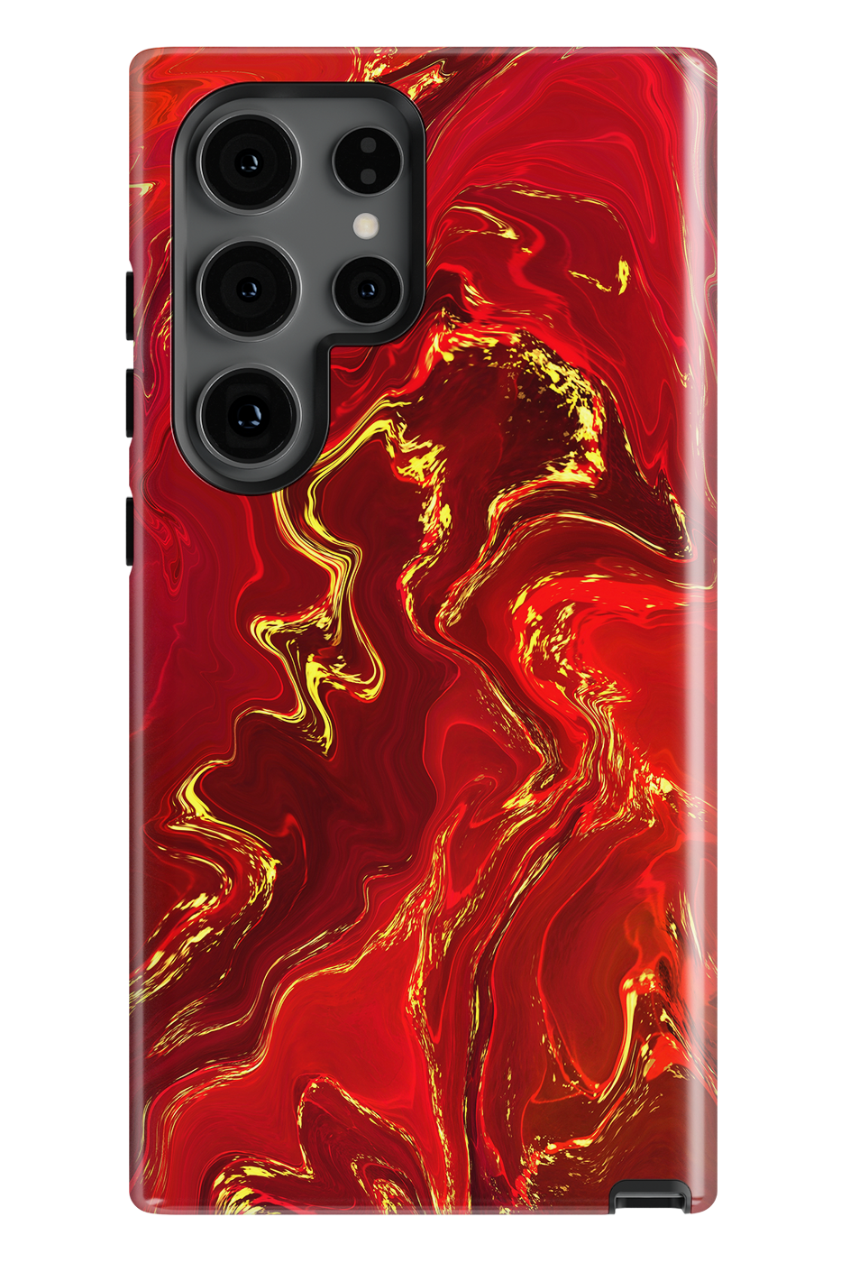 Case Samsung - RED GOLD