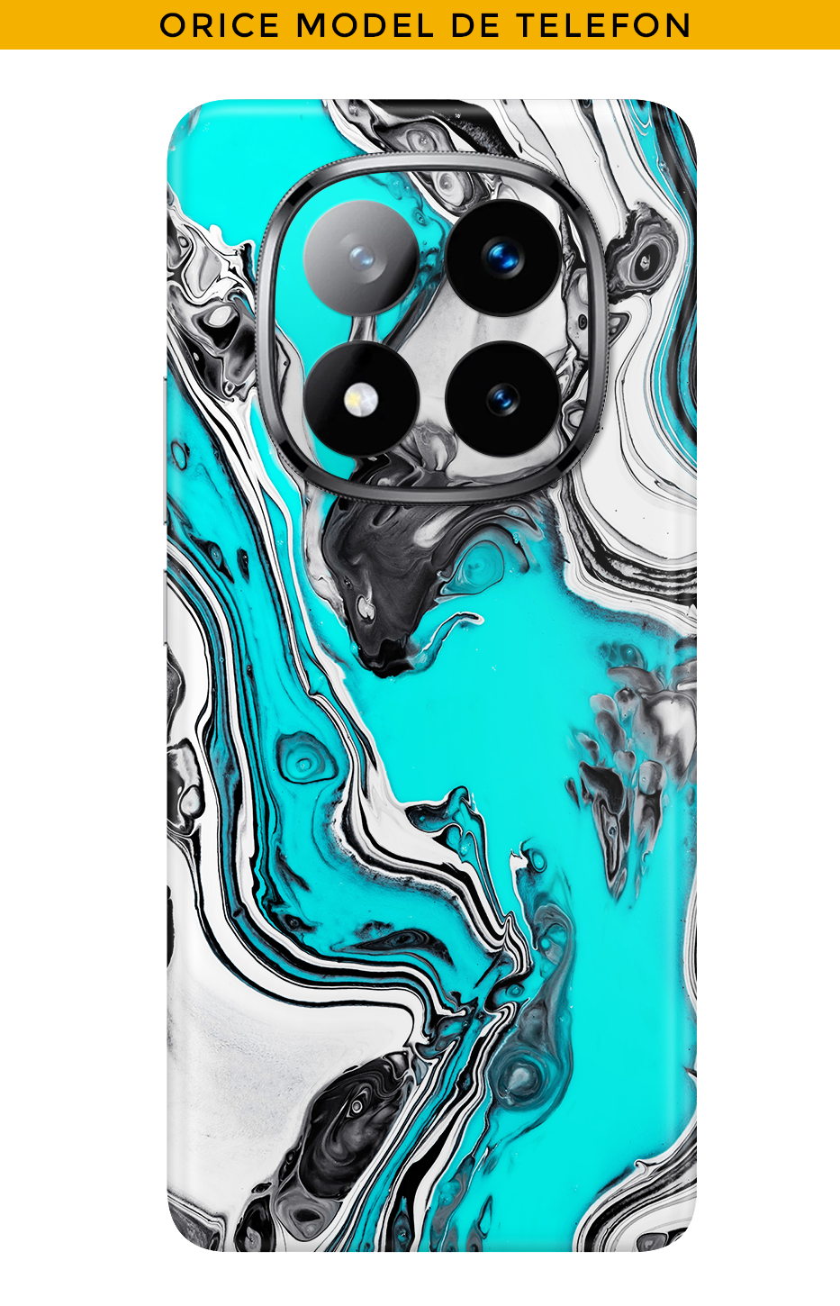 Skin ANY PHONE - White Vortex