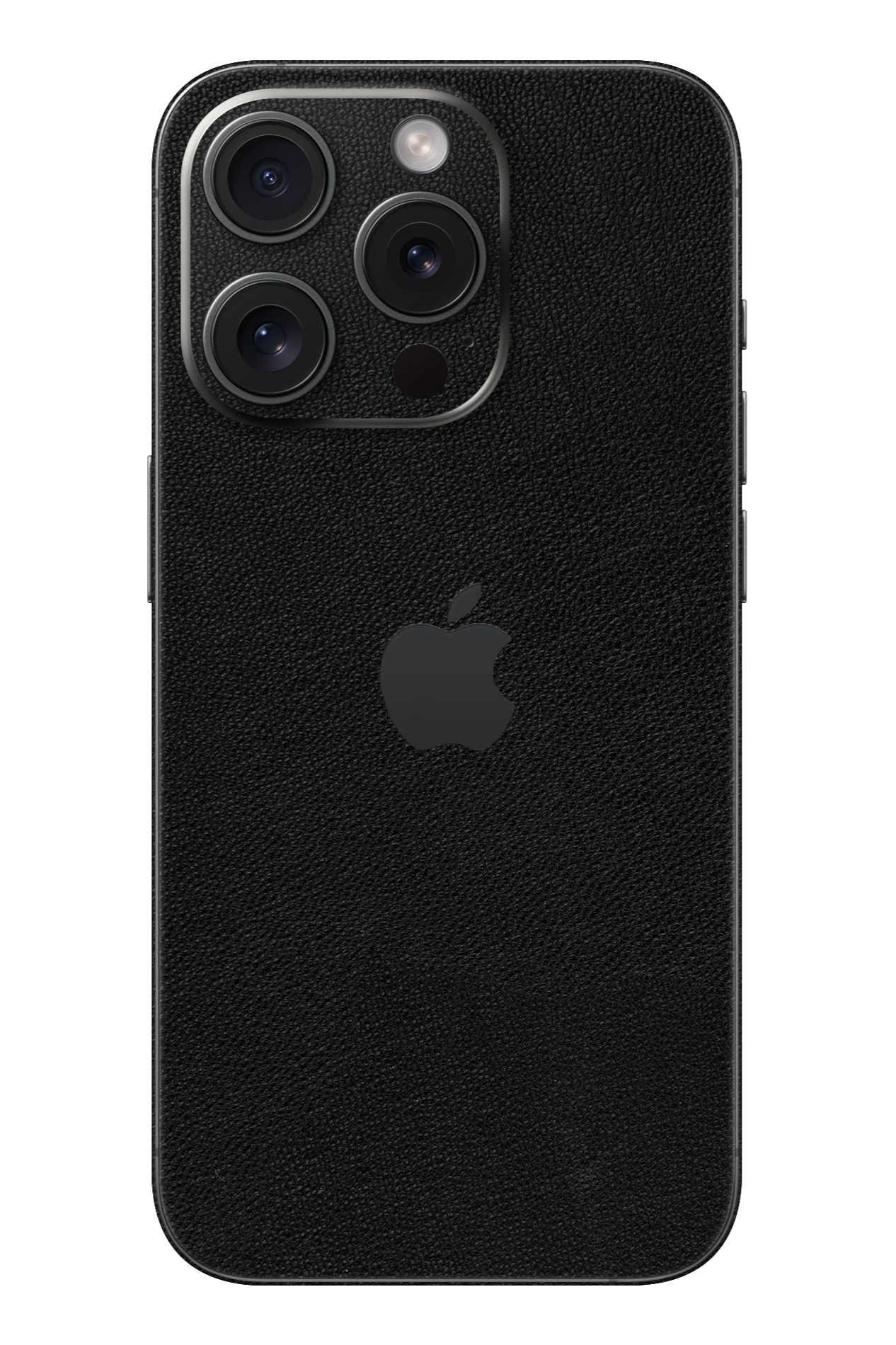 Skin iPhone - Black Leather Aspect (full grain)