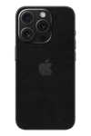 Skin iPhone - Black Leather Aspect (full grain)