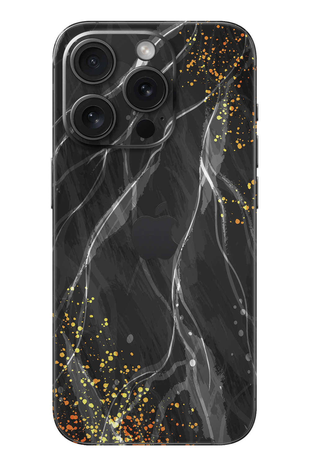 Skin iPhone - Orange Splash