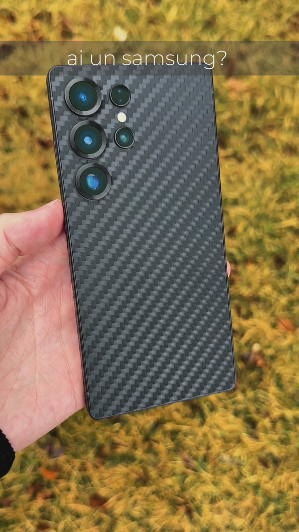 Skin Samsung - Black Carbon 3D