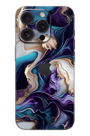 Skin iPhone - Purple Marble