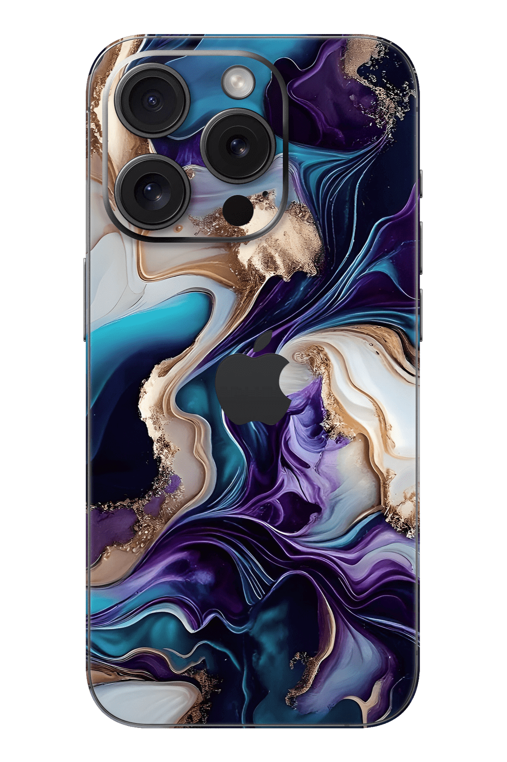 Skin iPhone - Purple Marble