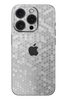 Skin iPhone - Silver Honeycomb 3D