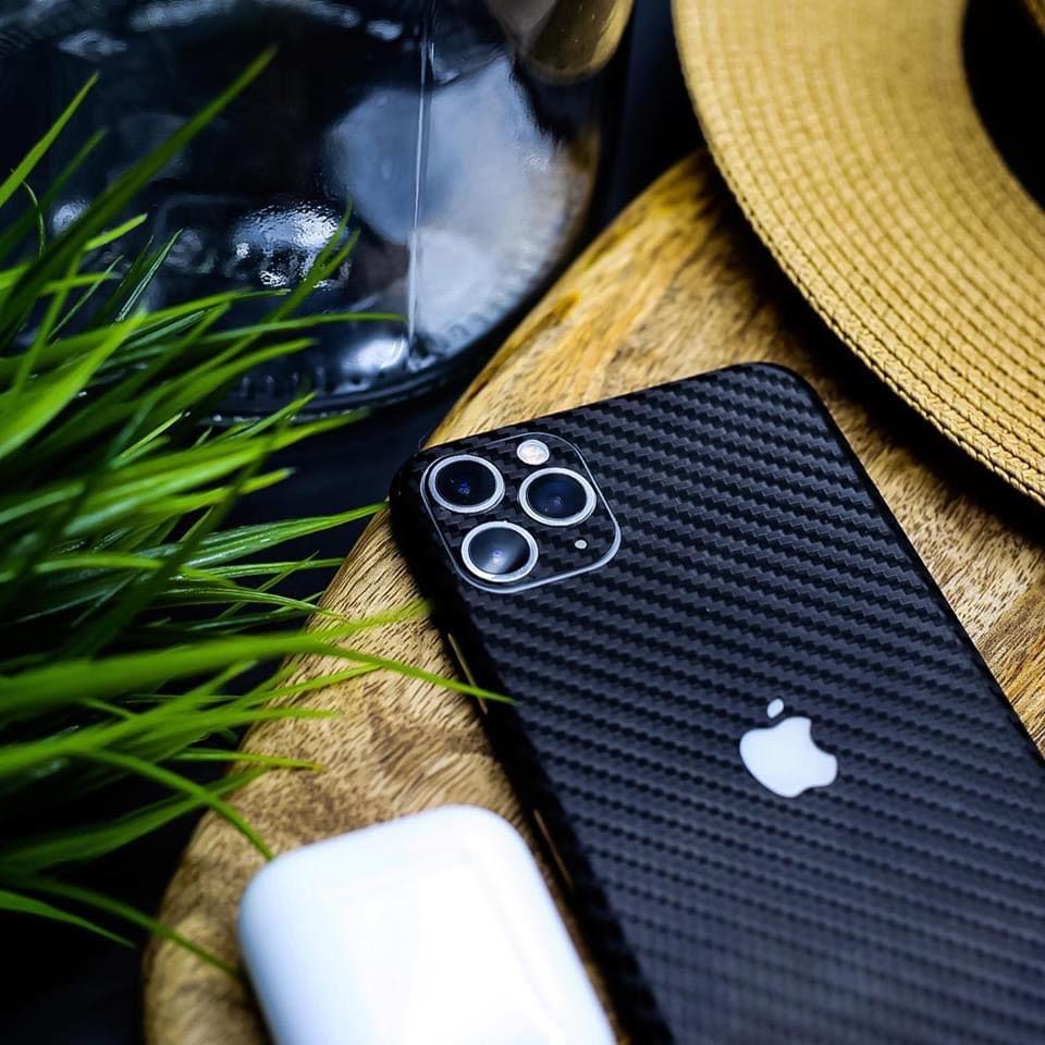 Iphone Skin - Skin IPhone - Carbon Negru 3D