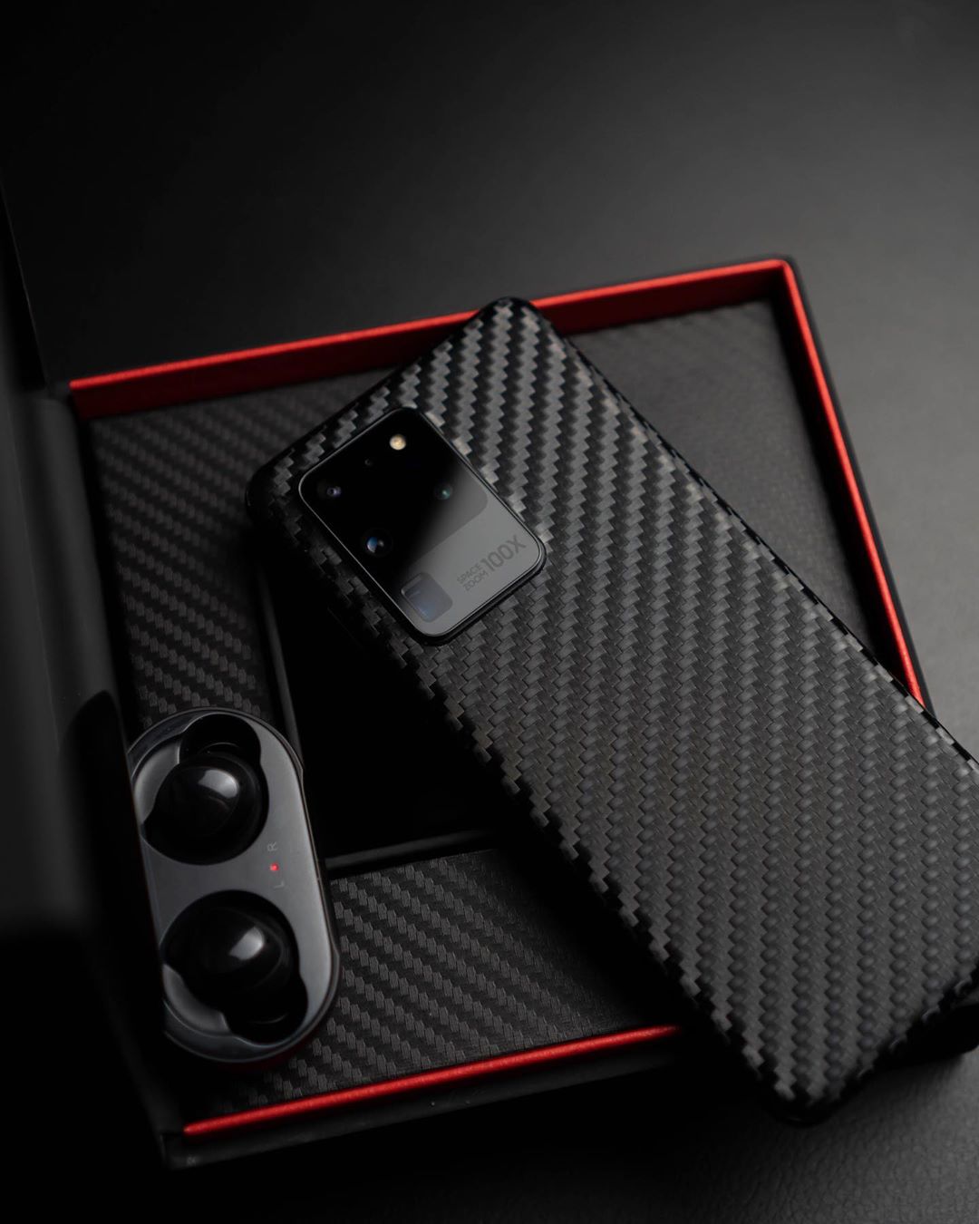 Samsung Skin - Skin Samsung - Carbon Negru 3D